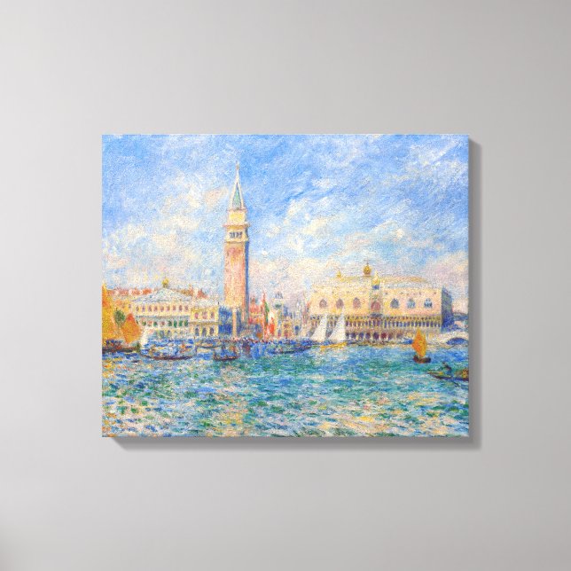 Pierre-Auguste Renoir - Venice, the Doge's Palace Canvas Print (Front)
