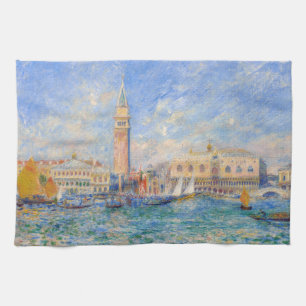 Pierre-Auguste Renoir - Venice, the Doge's Palace Kitchen Towel