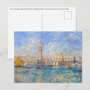 Pierre-Auguste Renoir - Venice, the Doge's Palace Postcard