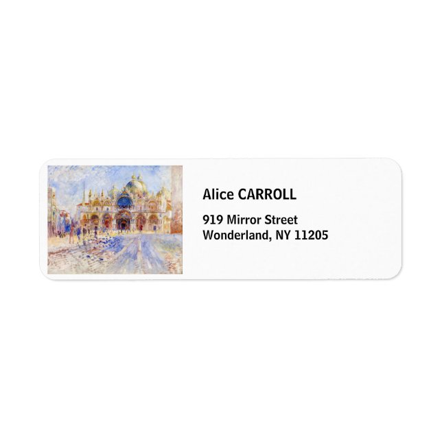 Pierre-Auguste Renoir - Venise, Piazza San Marco (Devant)
