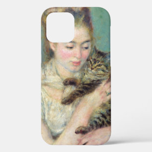 Pierre-Auguste Renoir - Woman with a Cat iPhone 12 Case