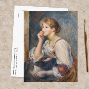 Pierre-Auguste Renoir - Woman with a Letter Postcard