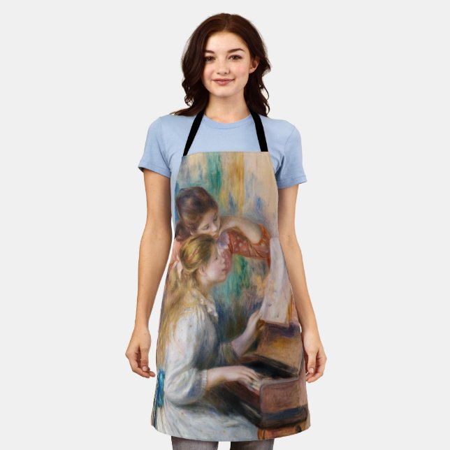 Pierre Auguste Renoir - Young Girls at the Piano Apron (Worn)