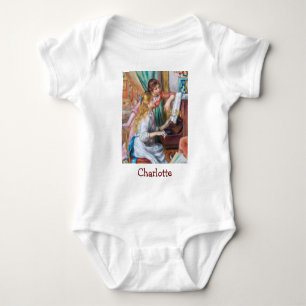 Pierre Auguste Renoir - Young Girls at the Piano Baby Bodysuit