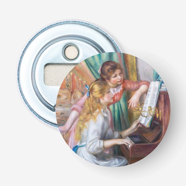 Pierre Auguste Renoir - Young Girls at the Piano Bottle Opener (Front)