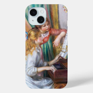 Pierre Auguste Renoir - Young Girls at the Piano iPhone 15 Case