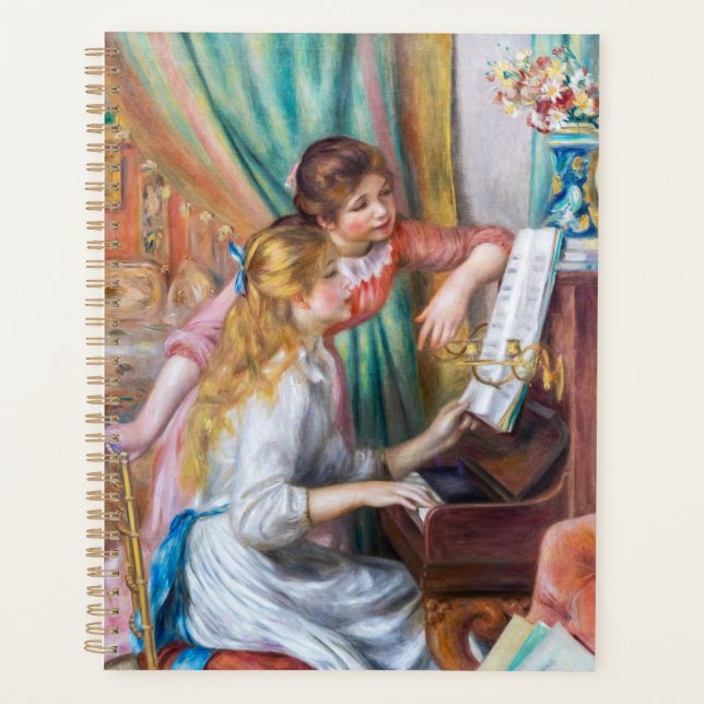 Pierre Auguste Renoir - Young Girls at the Piano Planner (Front)