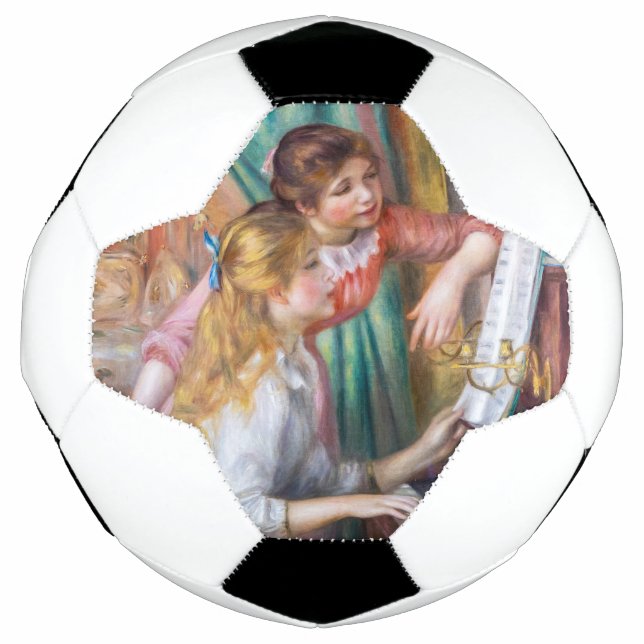 Pierre Auguste Renoir - Young Girls at the Piano Soccer Ball (Front)