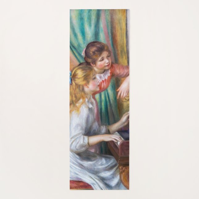 Pierre Auguste Renoir - Young Girls at the Piano Yoga Mat (Back)