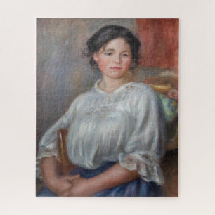 Pierre-Auguste Renoir - Young Woman Seated Jigsaw Puzzle