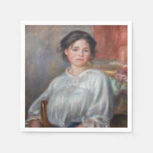 Pierre-Auguste Renoir - Young Woman Seated Napkin