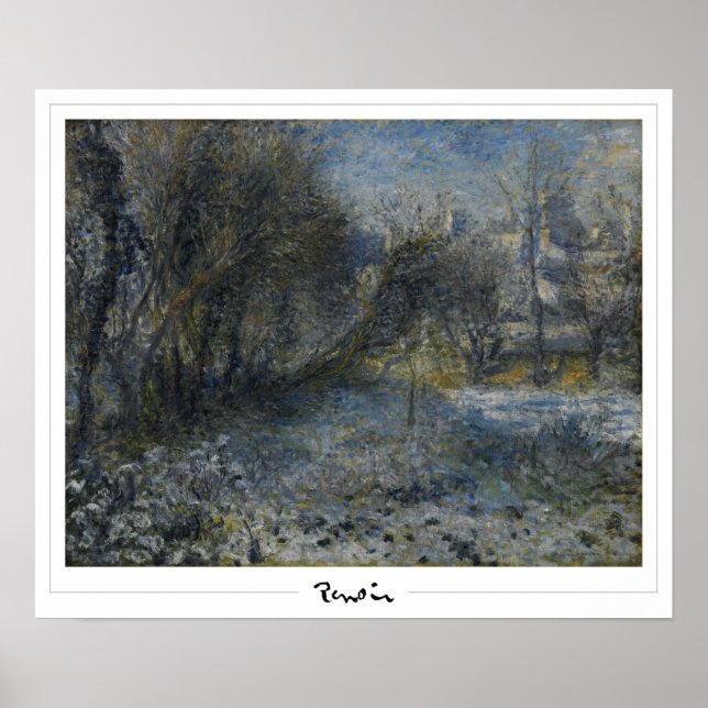 Pierre-Auguste Renoir Zedign Art Poster #20-3 (Front)
