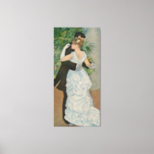 Pierre-Auguste Renoir's Dance in the Town (1883) Canvas Print