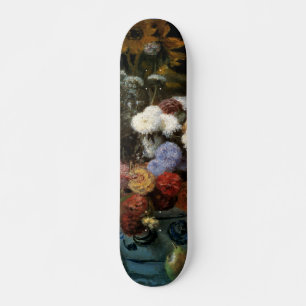 Pierre-Auguste Renoir's Flowers in a Vase (1869) Skateboard