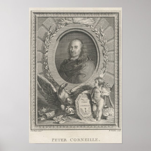 Pierre Corneille  French playwright Poster (Front)