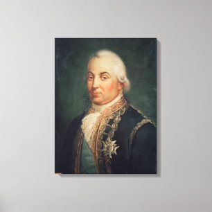 Pierre de Suffren-Saint-Tropez Admiral of Canvas Print