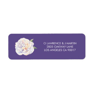Pierre Floral Fleur Violet Violet pourpre