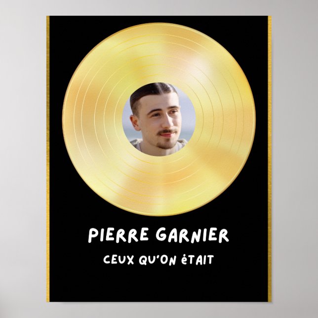 Pierre Garnier Golden Disk Poster (Front)