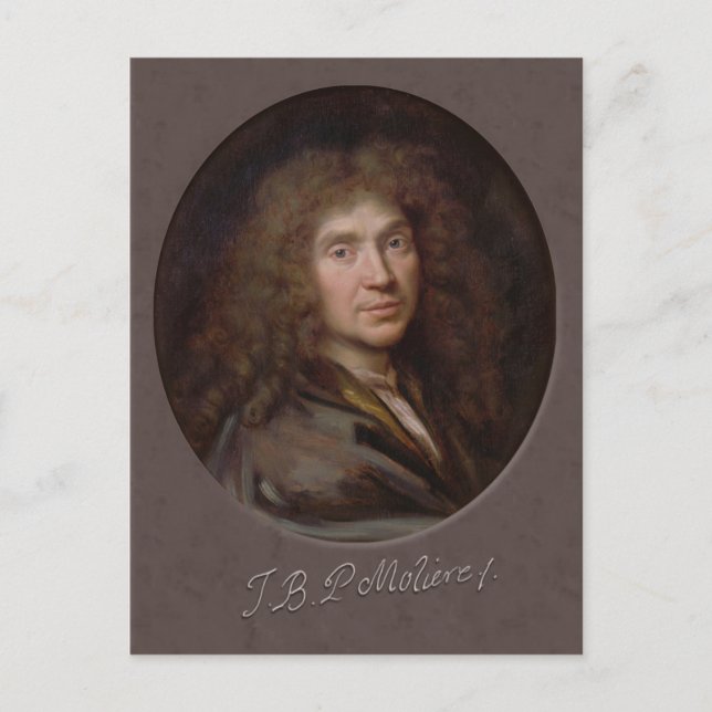 Pierre Mignard Molière CC0589 Carte postale (Devant)