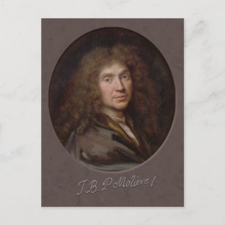 Pierre Mignard Molière CC0589 Postcard