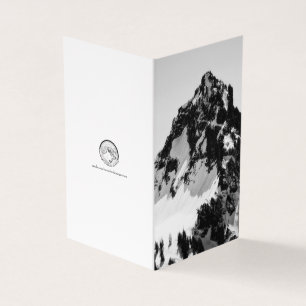 Pierre, neige et arbres