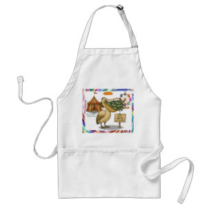 Pierre pelican's brilliant beak standard apron