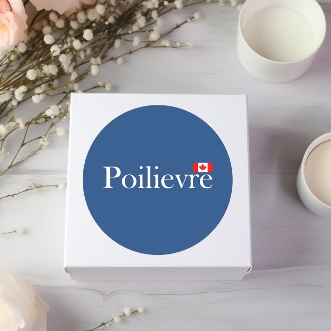 Pierre Poilievre Official Canadian Flag Sticker (Creator Uploaded)