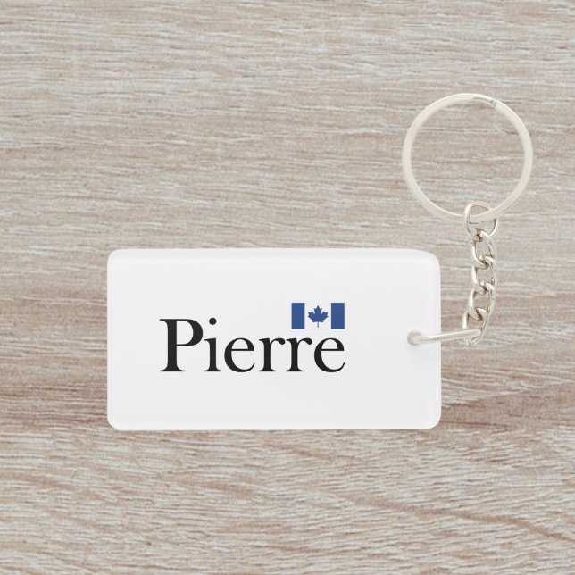 Pierre Poilievre with Official Canada Flag Keychain (Creator Uploaded)