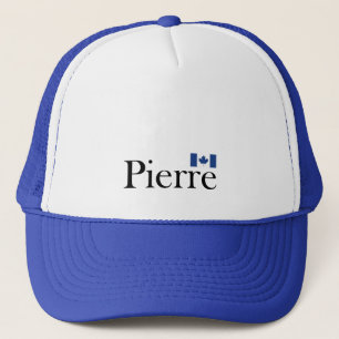 Pierre Poilievre with Official Canada Flag Trucker Hat