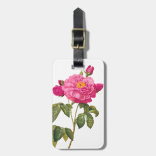 Pierre Redoute Pink Rose Luggage Tag