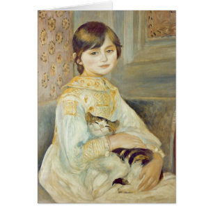 Pierre Renoir  Julie Manet en chat