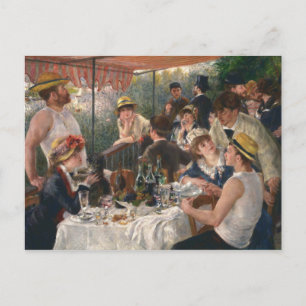 PIERRE RENOIR - Luncheon of the Boating Party 1881 Postcard