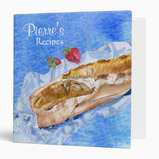 Pierre's Custom Recipe's Binder (Front/Inside)