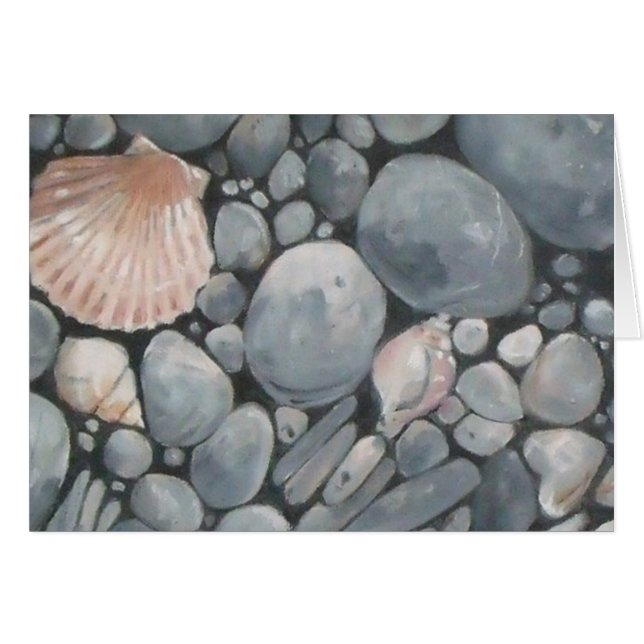 Pierres de plage Coques Galets Rochers Peinture Ar (Devant horizontal)