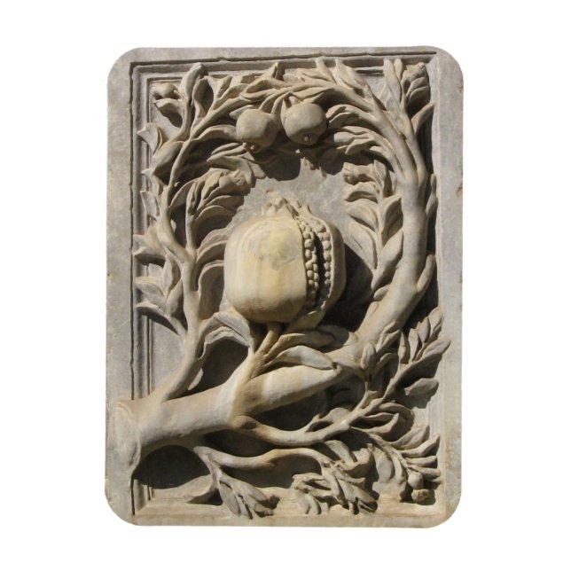 Pierres sculptées Granada 3"x4" Magnet photo (Vertical)
