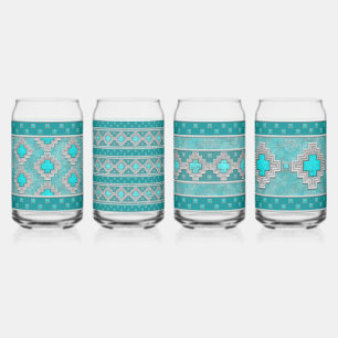 Pierres Turquoise Sud-Ouest Jeu géométrique Assort