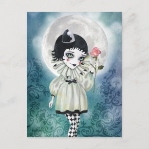 Pierrette Under the Icy Moon Postcards