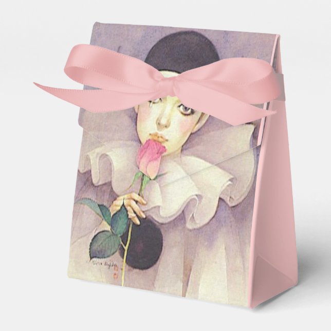 Pierrot 1980s favour box (Front Side)