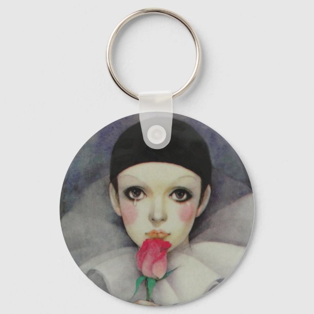 Pierrot 1980s keychain (Front)