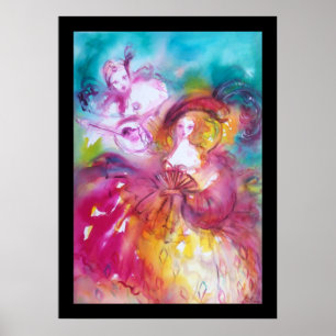 Pierrot and Arlecchina Poster