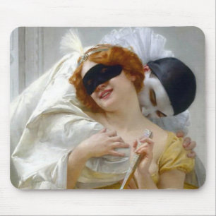 Pierrot and Columbine - Guillaume Seignac Mouse Pad