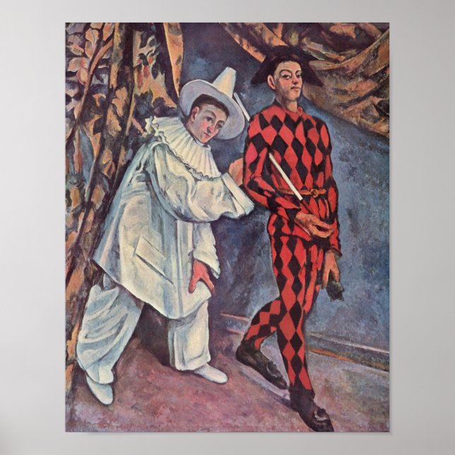 Pierrot and Harlequin Poster (Front)