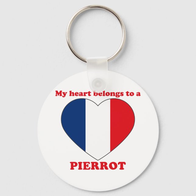 Pierrot Keychain (Front)