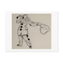 Pierrot Postcard