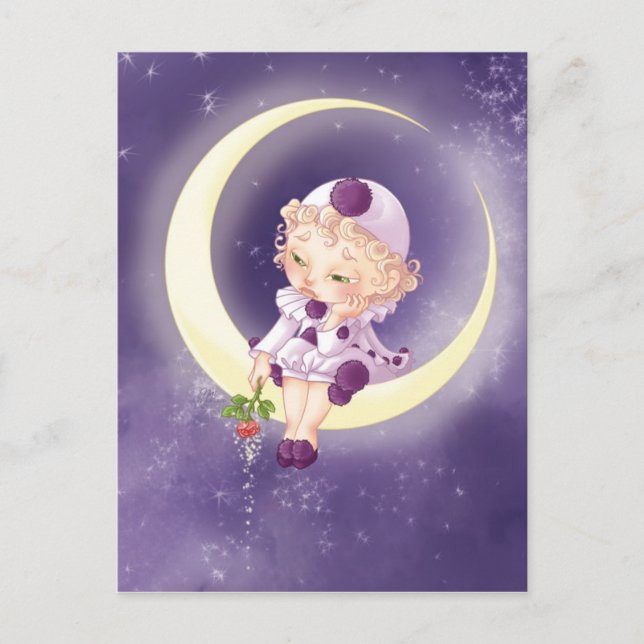 Pierrot Postcard (Front)