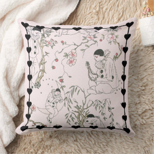 Pierrot's Dream Throw Pillow