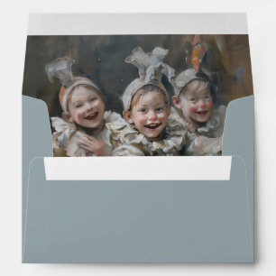 Pierrots - Enveloppe pour taille de carte 12,7 x 1