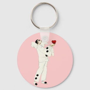 Pierrot's Love Keychain