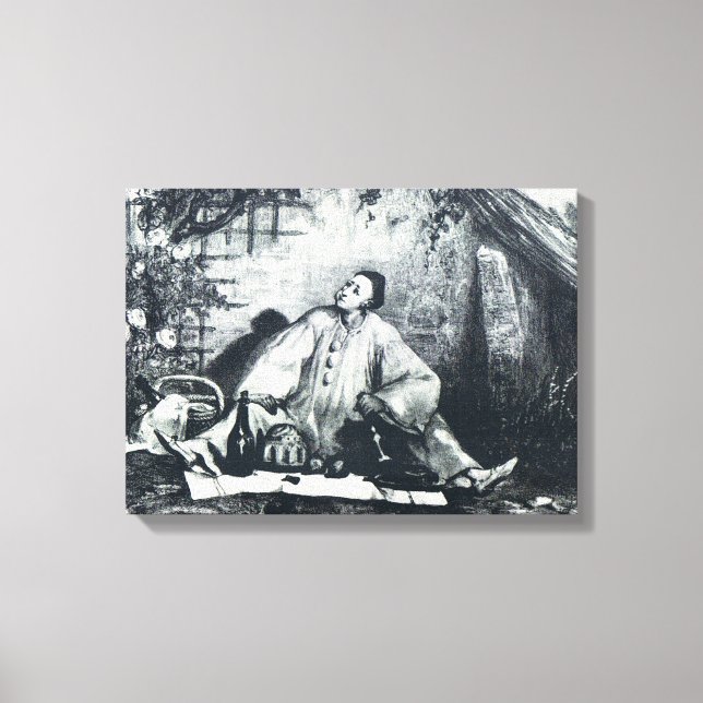 Pierrot's Repast Canvas Print (Front)