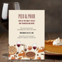 Pies and Pour Thanksgiving Wine & Dessert Party